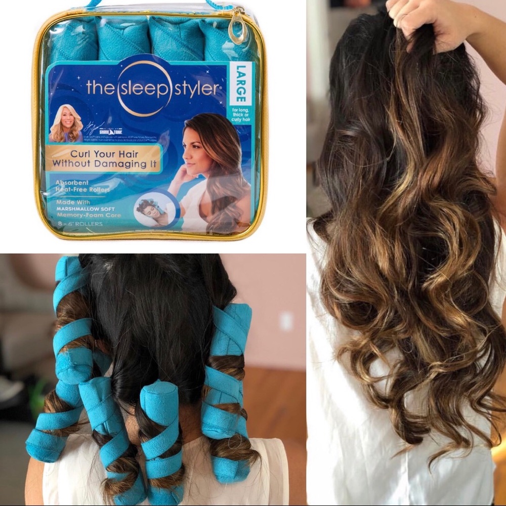 ❌SOLD❌ The sleep styler large heat-less rollers